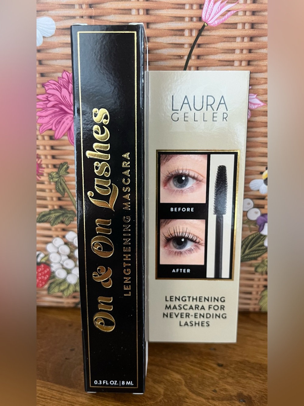 Laura Geller On & On Lashes Lengthening Mascara - BLACK Full Size New in Package
